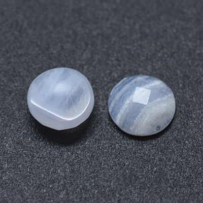 Natural Blue Lace Agate Cabochons G-G795-04-01-1