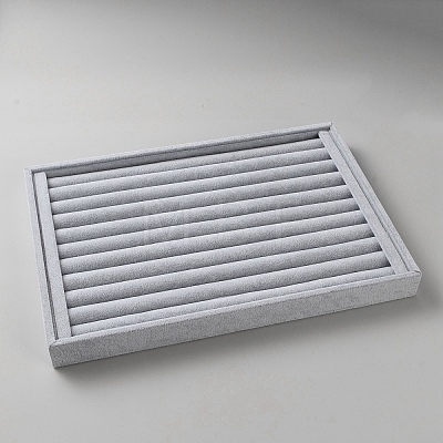 Velvet Ring Organizer Display Trays ODIS-WH0030-364-1