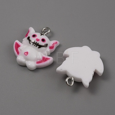 Opaque Resin Pendants RESI-CJC0012-19E-1