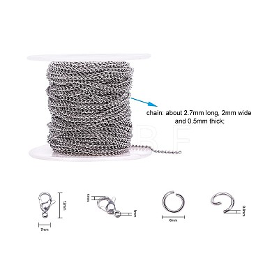 DIY Necklaces Making STAS-YW0001-02P-1