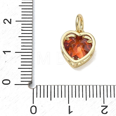 Brass Pave Cubic Zirconia Charms KK-CBA56EF-31G-06-1