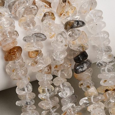 Natural Herkimer Diamond Beads Strands GG-CBAC61B-C08-01-1
