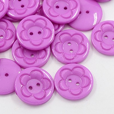 Acrylic Sewing Buttons for Clothes Design X-BUTT-E083-C-M-1