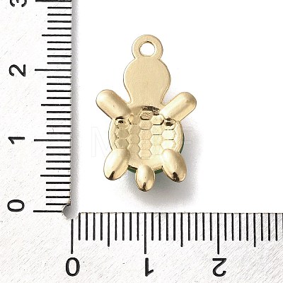 Acrylic Alloy Pendants FIND-M041-03G-1