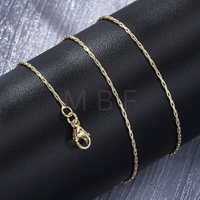 Brass Cardano Chains Necklaces for Women NJEW-D302-59G-1