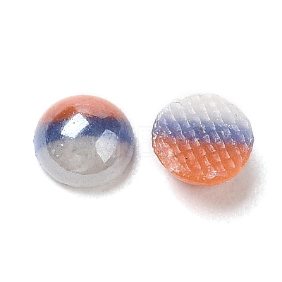 Two Tone Glass Cabochons GLAA-B012-54-1