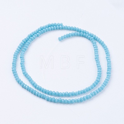 Imitation Jade Glass Beads Strands GLAA-G045-A07-1