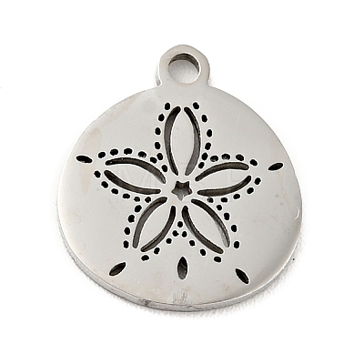 Non-Tarnish 201 Stainless Steel Pendants STAS-E015-04P-1