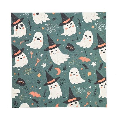 Halloween Witch Pumpkin Ghost Pattern Scrapbooking Paper Pads Set STIC-C010-33A-1