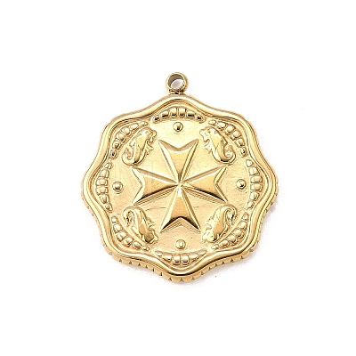304 Stainless Steel Pendants STAS-Z135-05G-1