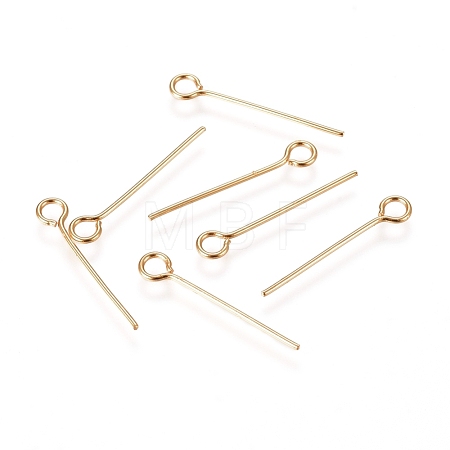 304 Stainless Steel Eye Pins STAS-L238-005B-G-1