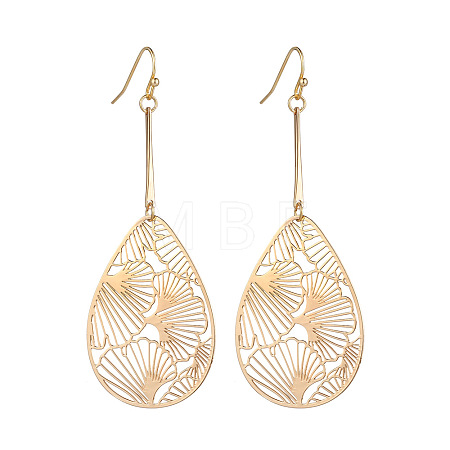 Brass Dangle Earrings FS-WGC6E98-05-1