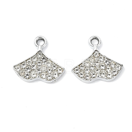 Alloy Crystal Rhinestone Pendants ALRI-T012-04B-P-1