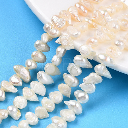 Natural Cultured Freshwater Pearl Beads Strands PEAR-N014-05-1