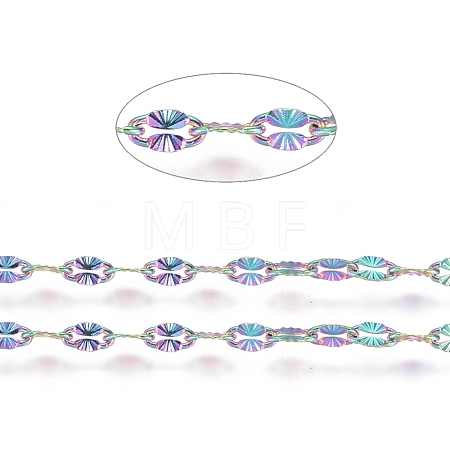Ion Plating(IP) 304 Stainless Steel Textured Dapped Chains CHS-D004-02-1
