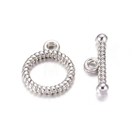 Tibetan Style Alloy Toggle Clasps AC2016-NF-1