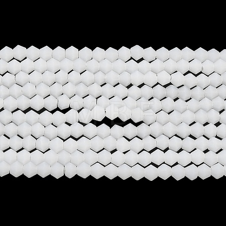 Imitation Jade Frosted Glass Bead Strands GLAA-F029-JM4mm-B06-1