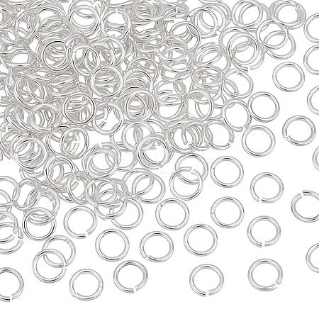 Rack Plating Brass Open Jump Rings KK-PH0010-07A-S-1