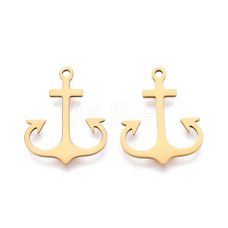 201 Stainless Steel Pendants STAS-T073-45G-1