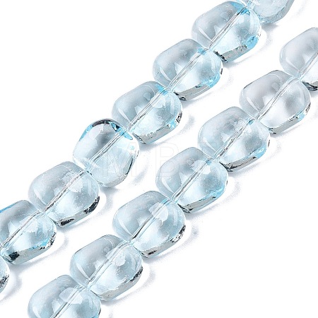 Electroplate Glass Beads Strands EGLA-N012-07I-1