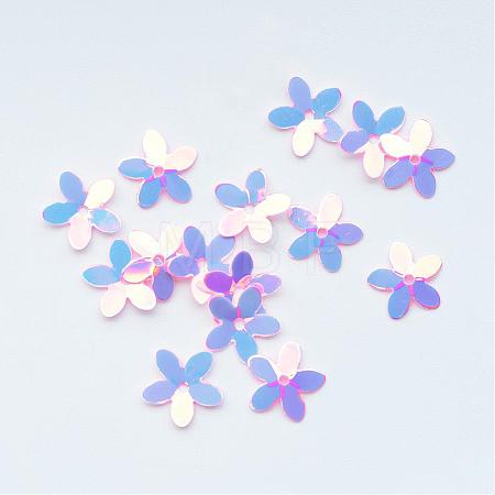 Plastic Paillette Beads PVC-R012-0570-1
