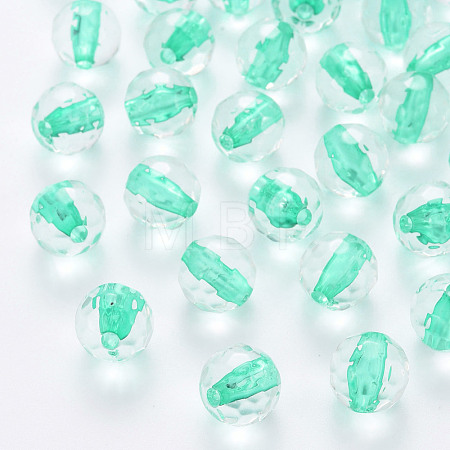 Transparent Acrylic Beads TACR-S154-10A-68-1