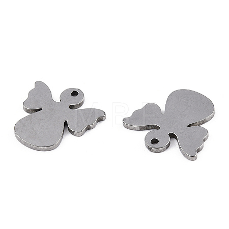 Tarnish Resistant 304 Stainless Steel Charms X-STAS-N092-10-1