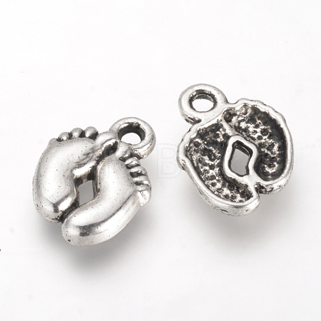 Jewelry Tibetan Style Alloy Charms X-TIBE-Q070-15AS-RS-1