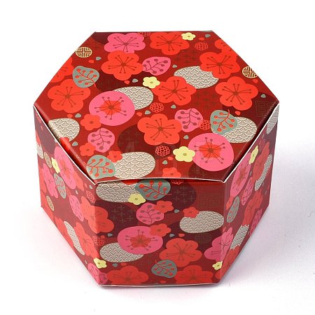Hexagon Shape Candy Packaging Box CON-F011-02C-1