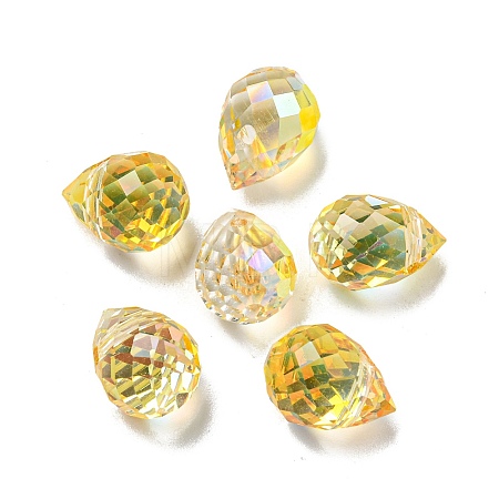 Electroplate Glass Beads EGLA-A041-02-HP02-1