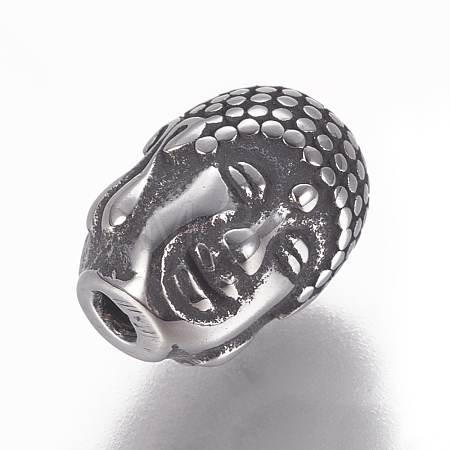 304 Stainless Steel Beads STAS-F212-037AS-1