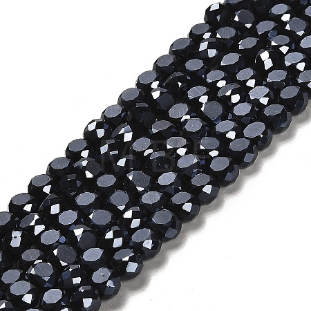 Electroplate Glass Beads EGLA-D028-18-1