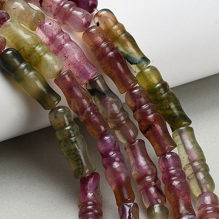 Natural Agate Beads Strands G-Z144-A02-01H-1