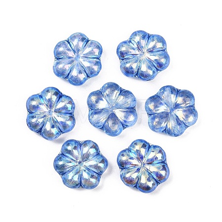 Czech Pressed Glass Beads GLAA-I061-16A-1