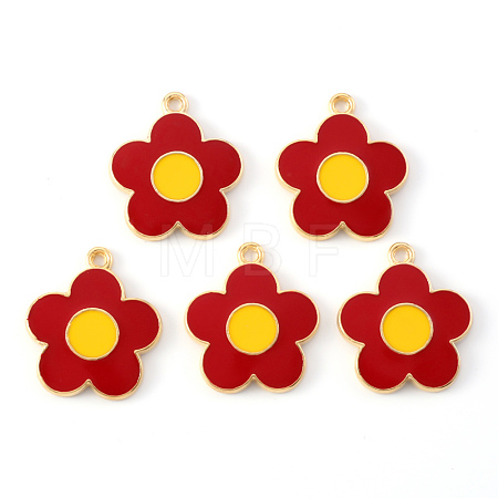 Alloy Enamel Pendants ENAM-S121-147B-1