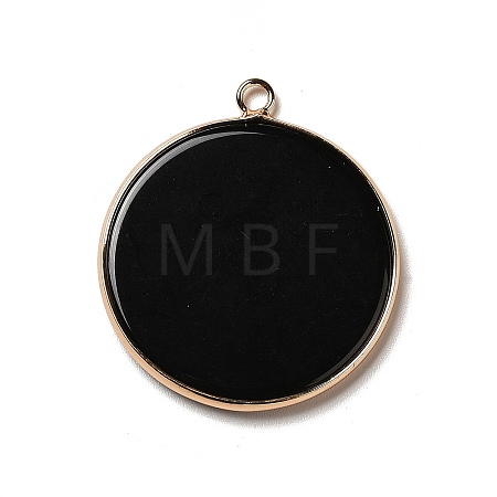 Natural Obsidian Pendants X-G-A213-01G-01-1