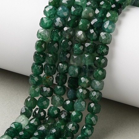 Natural Fuchsite Beads Strands GG-CBAE031-B02-1