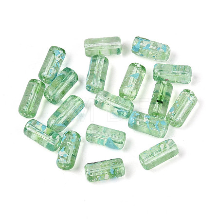 Picasso Transparent Glass Bugle Beads SEED-N010-02H-1