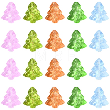 40Pcs Dyed & Heated Glass Beads GLAA-FS0001-88A-1