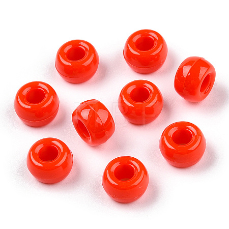 Opaque Plastic Beads KY-T025-01-F10-1