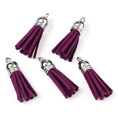 Faux Suede Tassel Pendant Decorations FIND-T002-A05-1