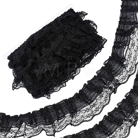 1Pc Organza Flower Lace Ribbon OCOR-NB0002-85B-1