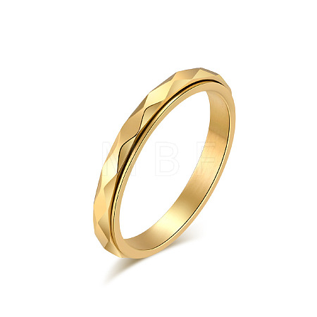 304 Stainless Steel Rotating Finger Rings FS-WGA316C-05-1