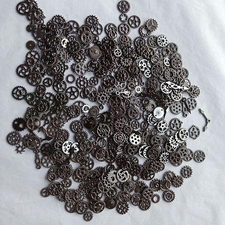 Zinc Alloy  Open Back Bezel Cabochons PALLOY-WH0072-82B-RS-1