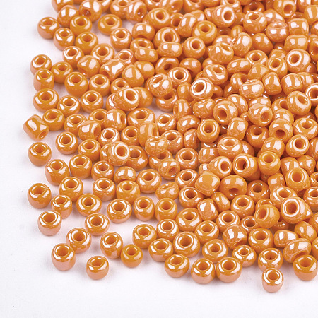 (Repacking Service Available) Glass Seed Beads SEED-C021-4mm-130-1