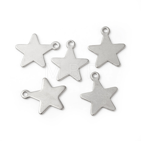 Tarnish Resistant 201 Stainless Steel Pendants STAS-F192-040P-1