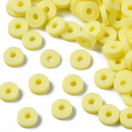 Handmade Polymer Clay Beads CLAY-R067-4.0mm-B23-1