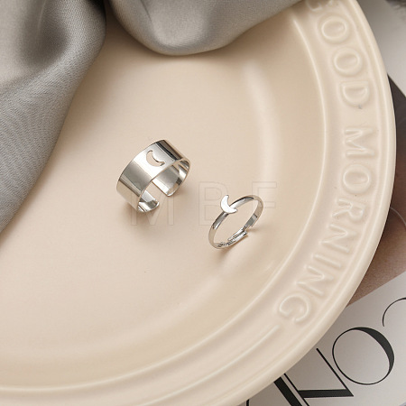 2Pcs Alloy Finger Rings Sets WG95AE9-05-1