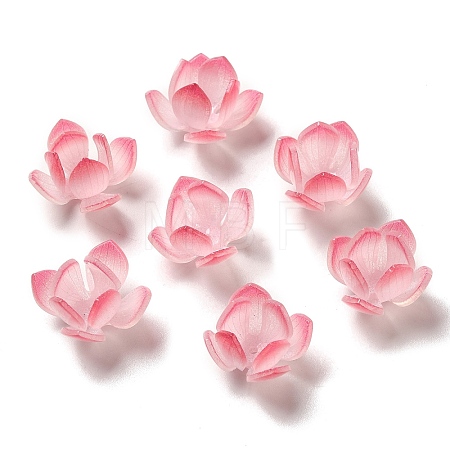 Simulation Lotus Shape Acrylic Bead Cap SACR-C002-12-1