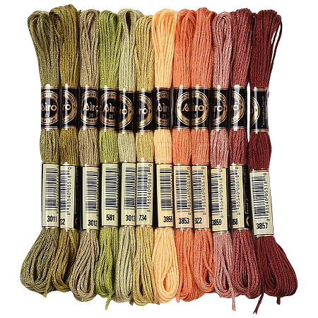 6-Ply Polyester Embroidery Floss OCOR-CY0004-40C-1